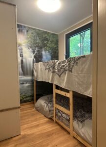 Slaapkamer met stapelbed